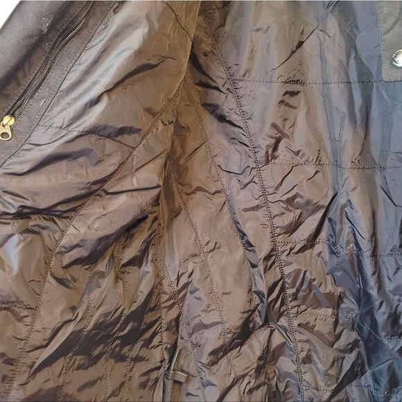 The North Face Women's Black And White Steep Tech Zip Up Belted Jacket Size M - Picture 7 of 9